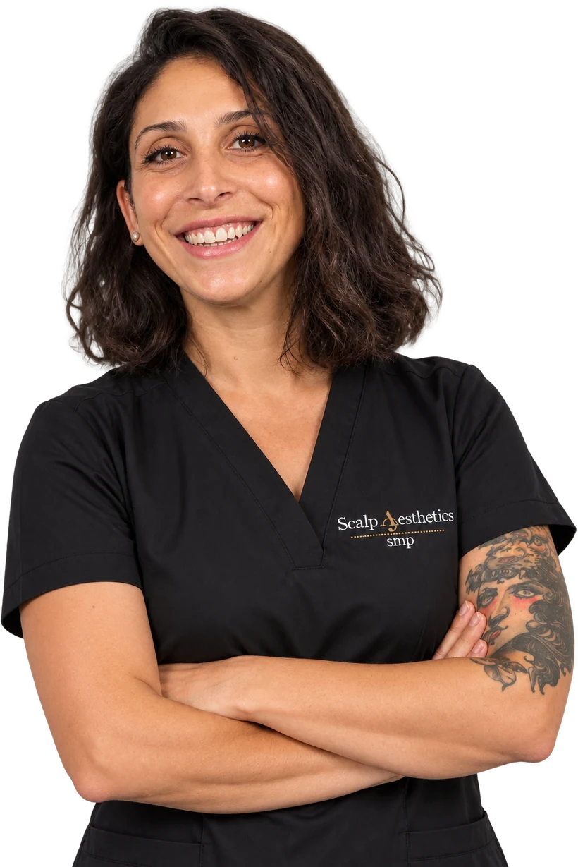 Lorena Peschechera, founder of Scalp Aesthetics SMP